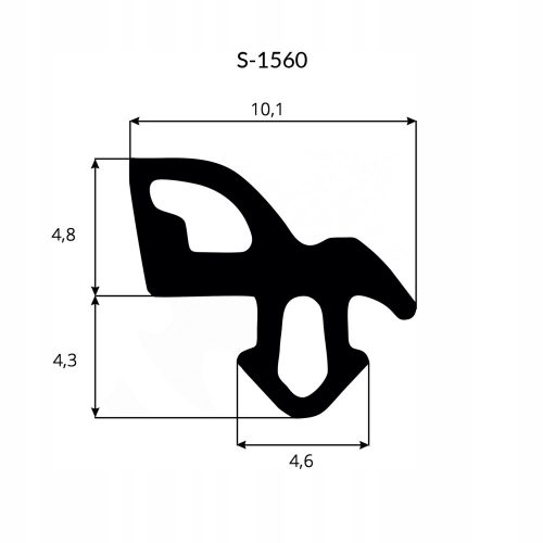 Ablaktömítés - Aluplast S -1560 PVC ablaktömítés - 50m