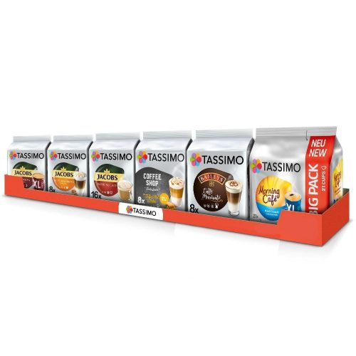 Tassimo Jacobs megapack mix kapszulák latte ízek