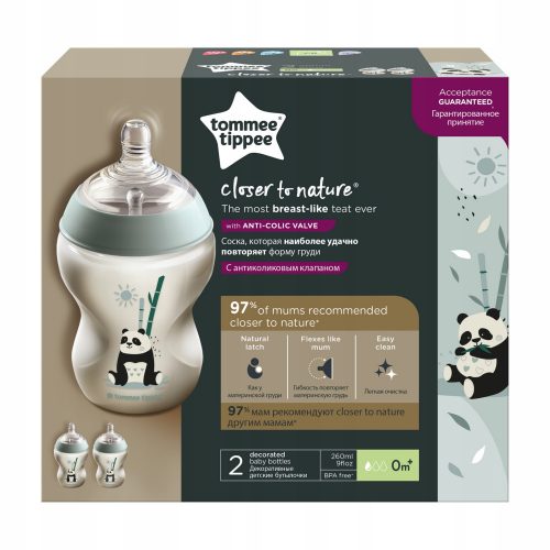  Tommee Tippee 10415 üveg 2x260 ml