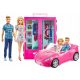 Barbie baba - Barbie szekrény + Auto + Ken + Doll.