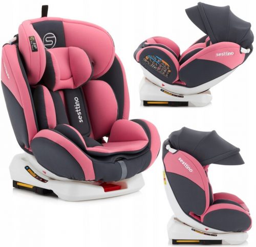 Autósülés gyerekeknek - Isofix 0-36 Settino Octagon rózsaszín