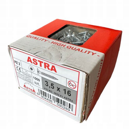 Astra facsavarok 3,5 x 16 mm 1000 db.