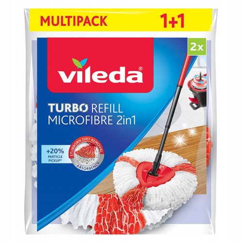 Padlómosó - Vileda Turbo 2 Turbo 2in1 Swivel Mop betétek