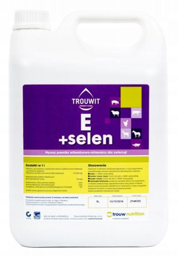 Trouwit E+Selenium 5L vitamins lovak