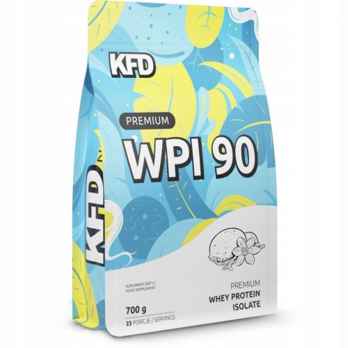  Fehérje-kiegészítő fehérje izolátum - WPI KFD por 700 g, vanília aroma