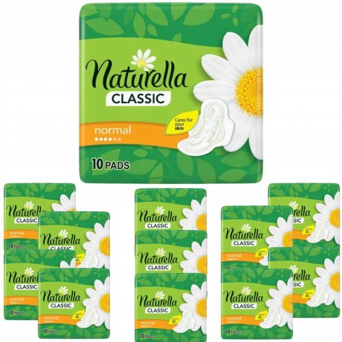  Naturella Classic Normal Camomile egészségügyi betét szárnyakkal 10 db.