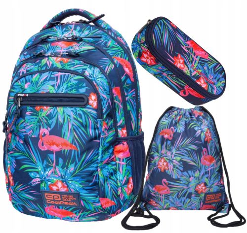 Hátizsák az iskolába - Coolpack Set Backpack College Tech ceruza táska