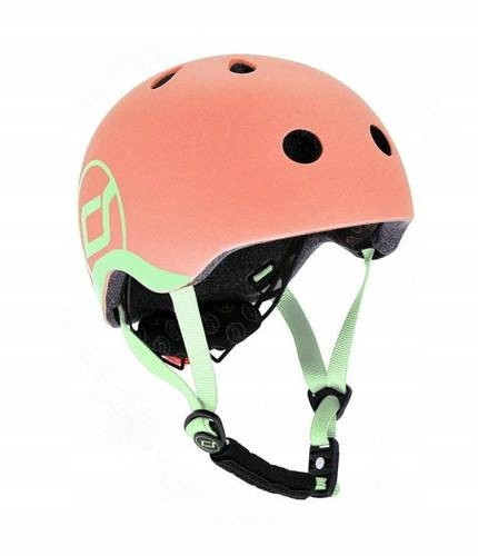 Gyermek sisak - Scoot and Ride Fask xxs-s 1-5 éves Peach Orange