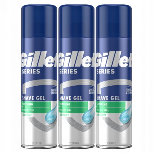  Gillette Series Sensitive borotválkozó gél férfiaknak 200 ml