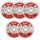 5x Inox Metal Disc 76x1mm Milwaukee M12 fcot