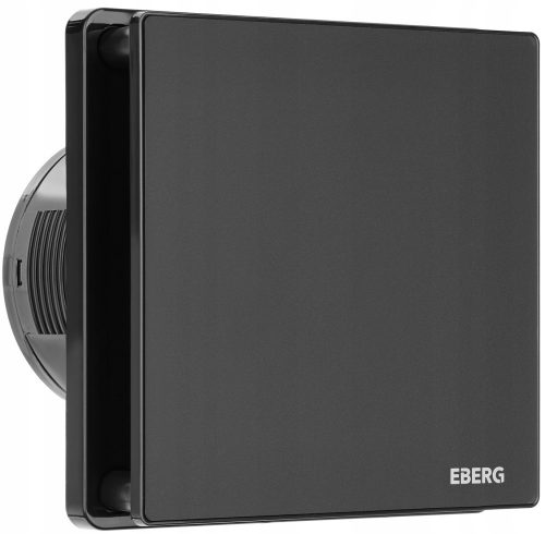 EBERG EVO BM 100 fürdőszobai ventilátor, matt fekete, 100 mm