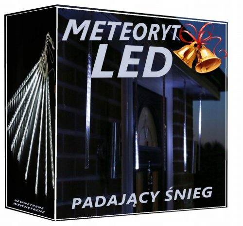 Karácsonyi fények - A SOPE meteorit LED -es hó leeső lámpák 50 cm -re