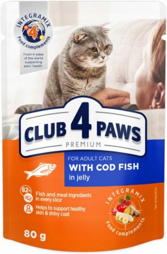  Club 4 Paws Premium nedvestáp tőkehal 0,8 kg