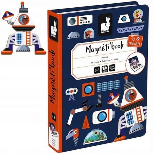 Mágneses készlet - MÁGNESES PUZZLE Cosmos Magnetibook JANOD 3+