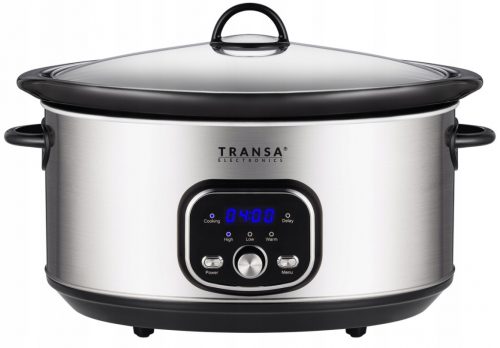  Transa Electronics SlowCooker Large 6,5 l ezüst/szürke 320 W