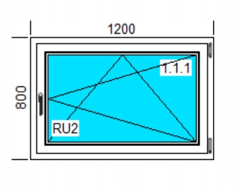 Ablak - PVC Windows 1200x800 ru, jobbra