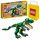  LEGO Creator 3 az 1-ben 31058 hatalmas dinoszauruszok + LEGO papírzacskó 6315786 sárga 24x8x18 cm