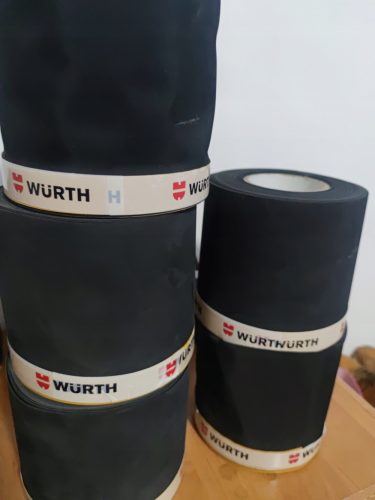 Ablakszalag - EPDM szalag + butyl heveder szélessége 150 mm würh