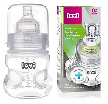 Bögre, üveg csecsemőnek - Lovi Self -land palack 0m+ 150 ml 21/573