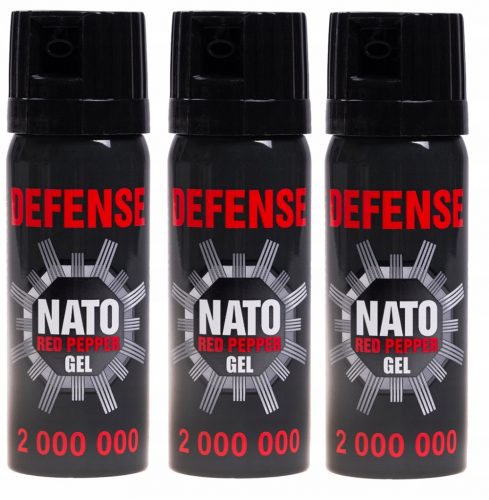 Könny spray - Nato Defence paprika spray gél 50 ml 3 db SZET