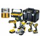 Szerszámkészletek - Dewalt 3PCS készlet 2x5.0AH 18V -os ütésgombok