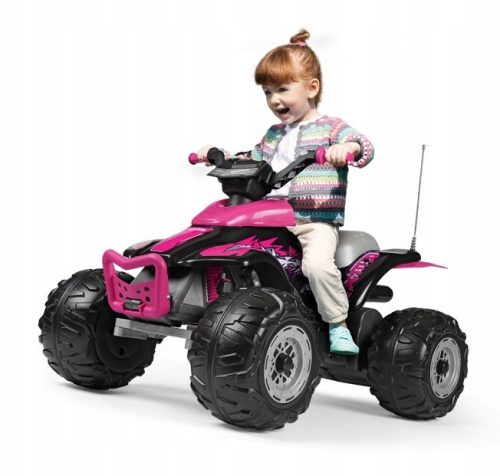  PEG PEREGO CORRAL T-REX PINK QUAD lányoknak