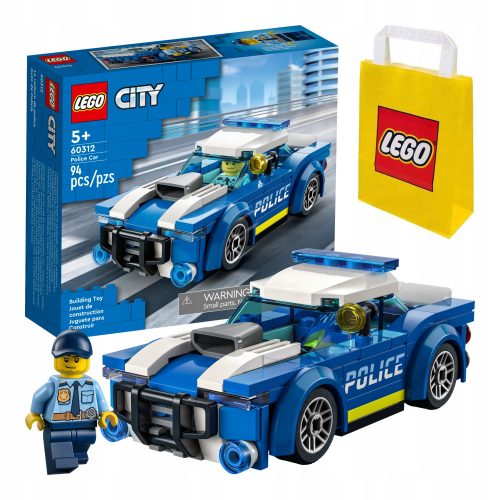  LEGO City 60312 Rendőrautó + Papírtáska LEGO 6315786 sárga 24x8x18 cm