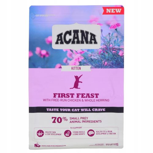 Granulátum macskáknak - ACANA First feast macska szárazeledel cicáknak 1,8 kg