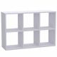 Nyitott könyvespolc 2x3 Kalax Ikea Cutter White