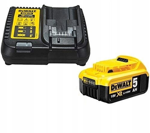 Tartalék akkumulátor - 18 V DCB184 akkumulátor + DCB115 Dewalt töltő