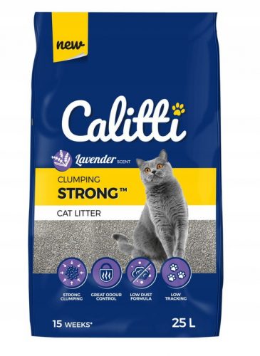 Alom nyulaknak és kis rágcsálóknak - CALITTI Strong Lavender 25L Levendula alom