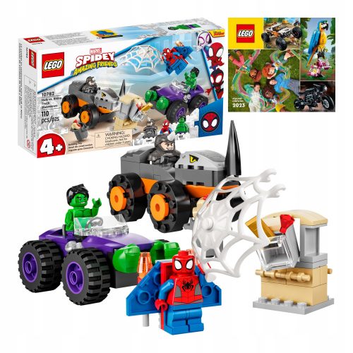 LEGO Super Heroes - Lego Spider-Man Hulk vs Rhino Car Start (10782)