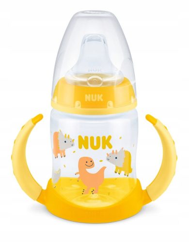 Bébiüveg - NUK bögre palack fogantyúkkal, 150 ml -es indikátorral