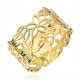  OPENWORK GOLD RING FLOWERS jegygyűrű 333 r19