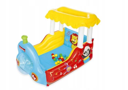 Bestway Fisher-Price Felfújható golyós vonat 132x94x89