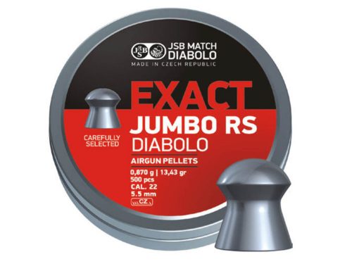 Patronok légpuskához - 5,52 mm-es diabolo pellet JSB Exact Jumbo RS 500 (061-0