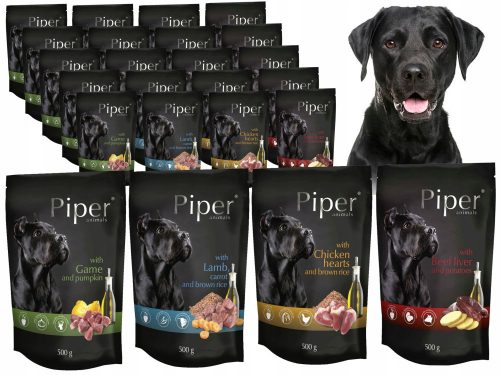 Nedves kutyaeledel - Piper Premium Mix Noteć Valley 20x500g