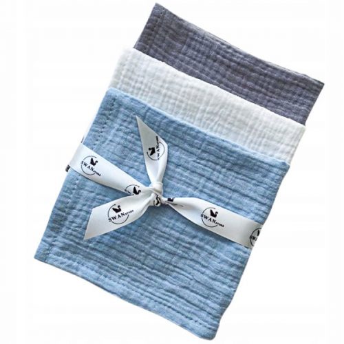 Textil pelenka - Prémium muszline pelenkák 30x30cm Swanstore