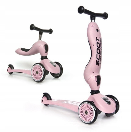 Gyermek robogó - Scoot and Ride Highwaykick 2in1 Rose Scooter