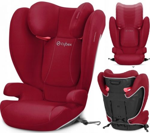 Autósülés gyerekeknek - Cybex oldat B-fix 15-36 kg 4*ADAC dinamikus piros