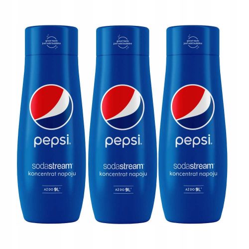 Szirup telítőhöz - Szirup -koncentrátum a Water Sodastream Pepsi 3x440 ml -hez