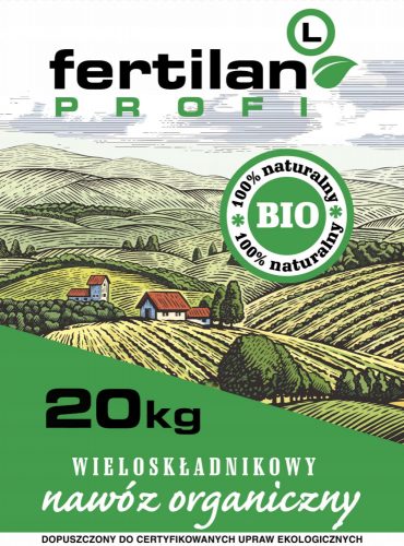 Kerti műtrágya - Szerves, természetes műtrágya Poltops granulátum 20 kg 20 l