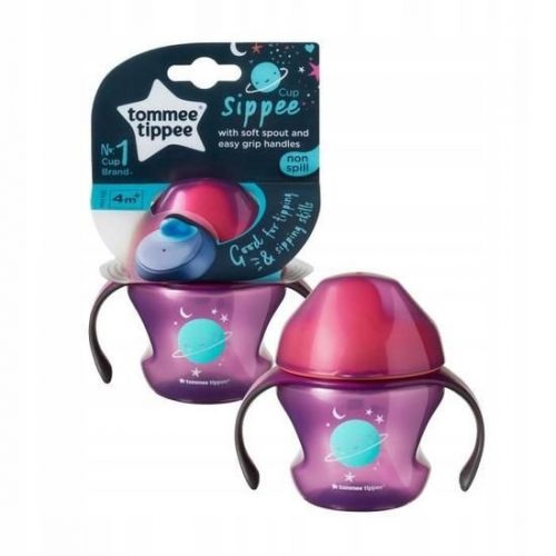 Bögre, üveg csecsemőnek - Tommee Tippee First Cup 150 ml fogantyúval