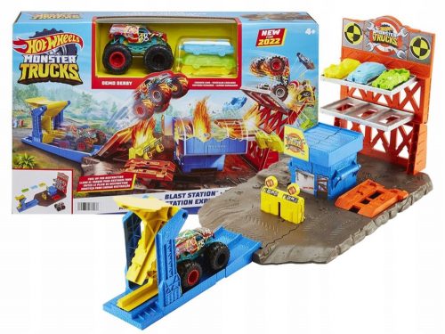  Mattel Hot Wheels Monster Trucks Blast Station HFB12 autópálya