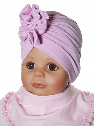 Sapka a csecsemőnek - Lengyel szett Turban Shaws 0-9 m-C 5kolor