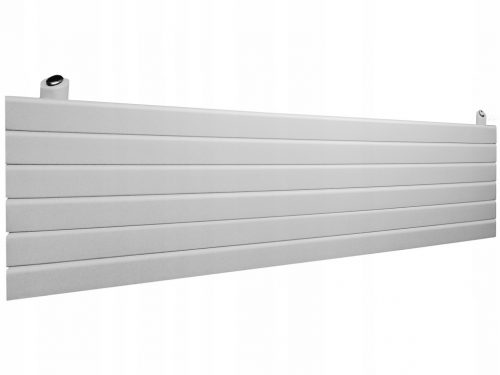  LOFT dekoratív RADIATOR 45x180 Matt fehér szerkezet 1102W VÍZSZINTES