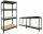 AR-SHELVING fém raktári polc 180 x 90 x 45 cm max. 360 kg polconként