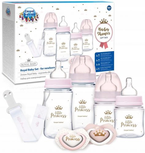 Bébiüveg - Canpol Starter Set Layette az újszülött lány számára