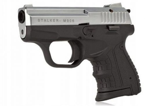 Riasztó fegyver - Bang Pistol Stalker M906 Chrome zseblámpa 6mmlo
