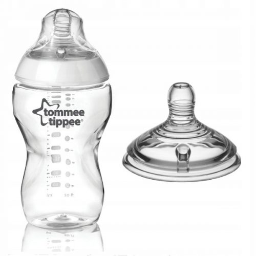 Bébiüveg - Tommee Tippee palack 340 ml kása + SM 6m gyors